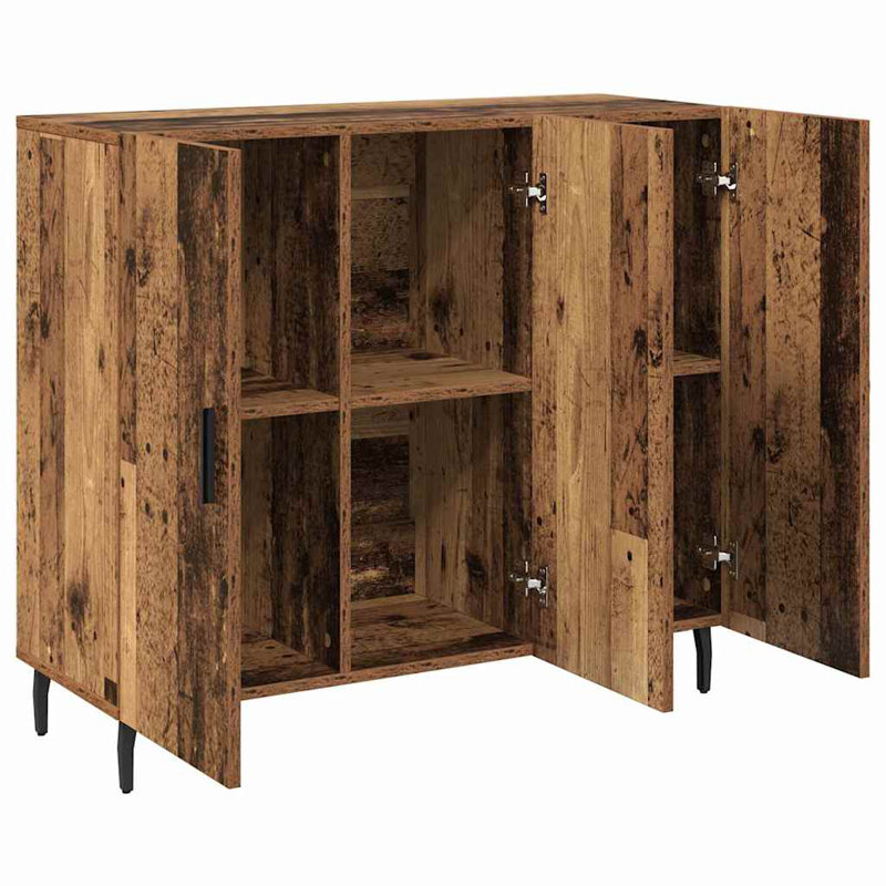 Sideboard 90 X 34 X 80 Cm Engineered Wood, Wood