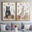 «Cute Autumn Forest I», toile encadrée de qualité supérieure - prête à être accrochée-717302688-717302689