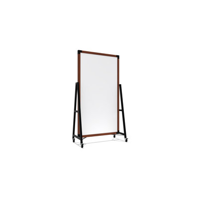 Prest Whiteboard Freestanding Porcelain Reversible Magnetic Large - 6' - 8' Whiteboard