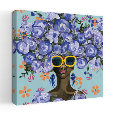 «Sunning In Florals II», art floral contemporain