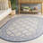 Roseta Hand Hooked Wool Pile Geometric Rug-22210897