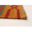 Tapis de zone en laine 3 pi 1 po x 8 pi 3 po one-of-kind à la main-noué la new age anatolian