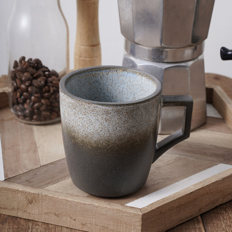 Stone Lain Vince 4-Piece Mug Set Stoneware, Gray