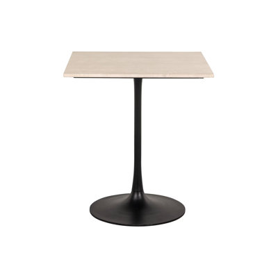 Bistro Table Square Marble Dining Table