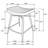 Amita Leather Upholstered Counter Stool Espresso-1065999184-1065999185