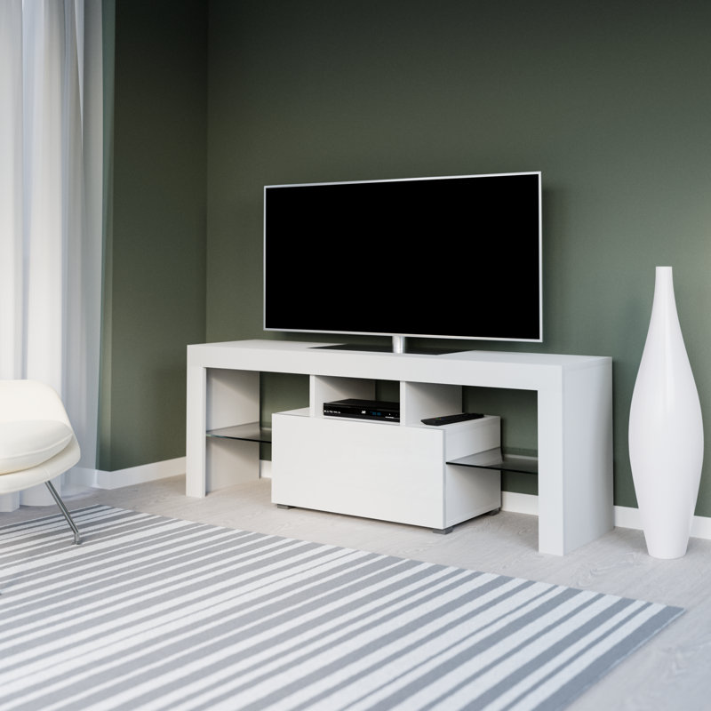 Unfinished TV Stand for TVs up to 50", White