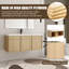 Ensemble de meuble-lavabo simple 48 po avec plateau en résine Melsonby-1899061170