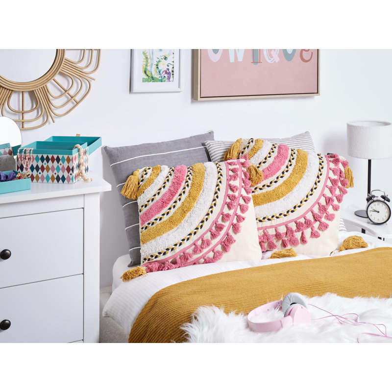 Liesel Geometric Square Throw Cushion