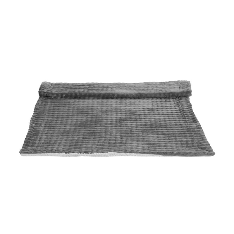 Machine Tufted Throw Blanket, 100cm x 150cm, Grey