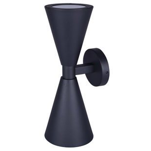 Lanterne d'extérieur 1 lumière ARona, finition noire