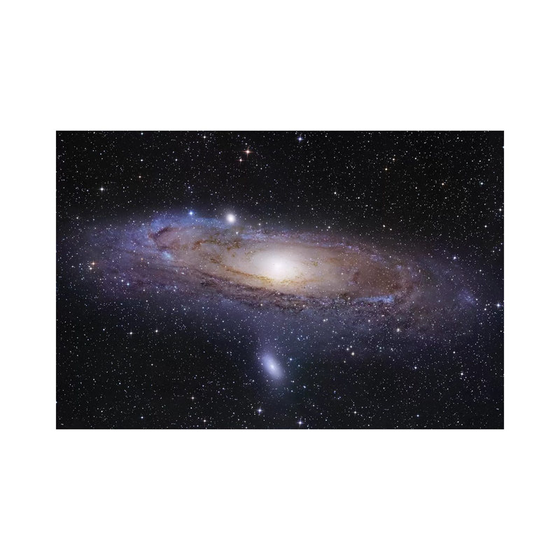 M31, Andromeda Galaxy Mosaic I by Robert Gendler - Wrapped Canvas Print, 20.32 cm H x 30.48 cm W