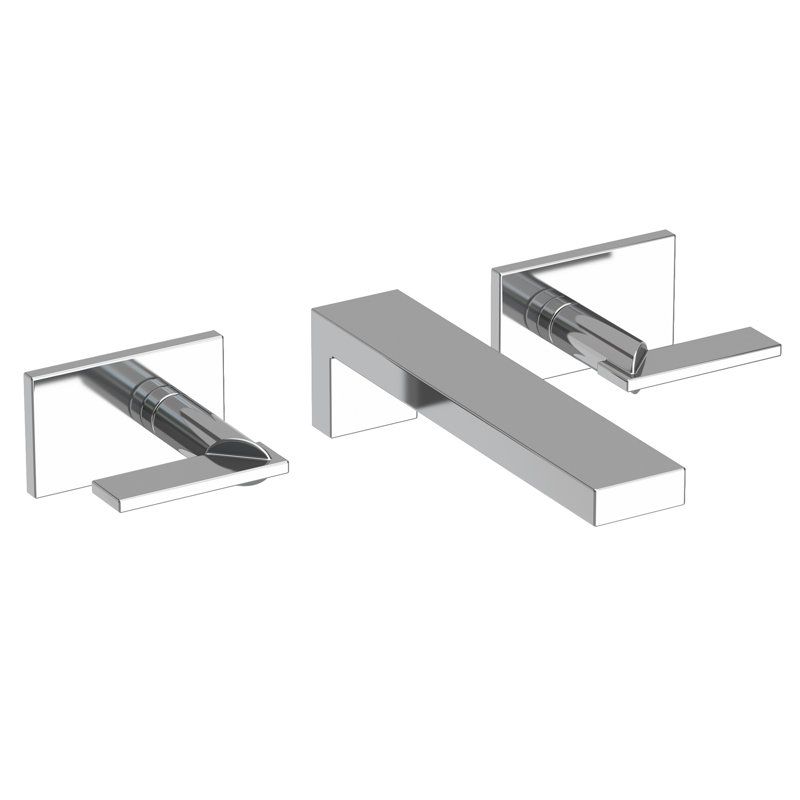 Metro Wall Mount Bathroom Faucet, Polished Chrome