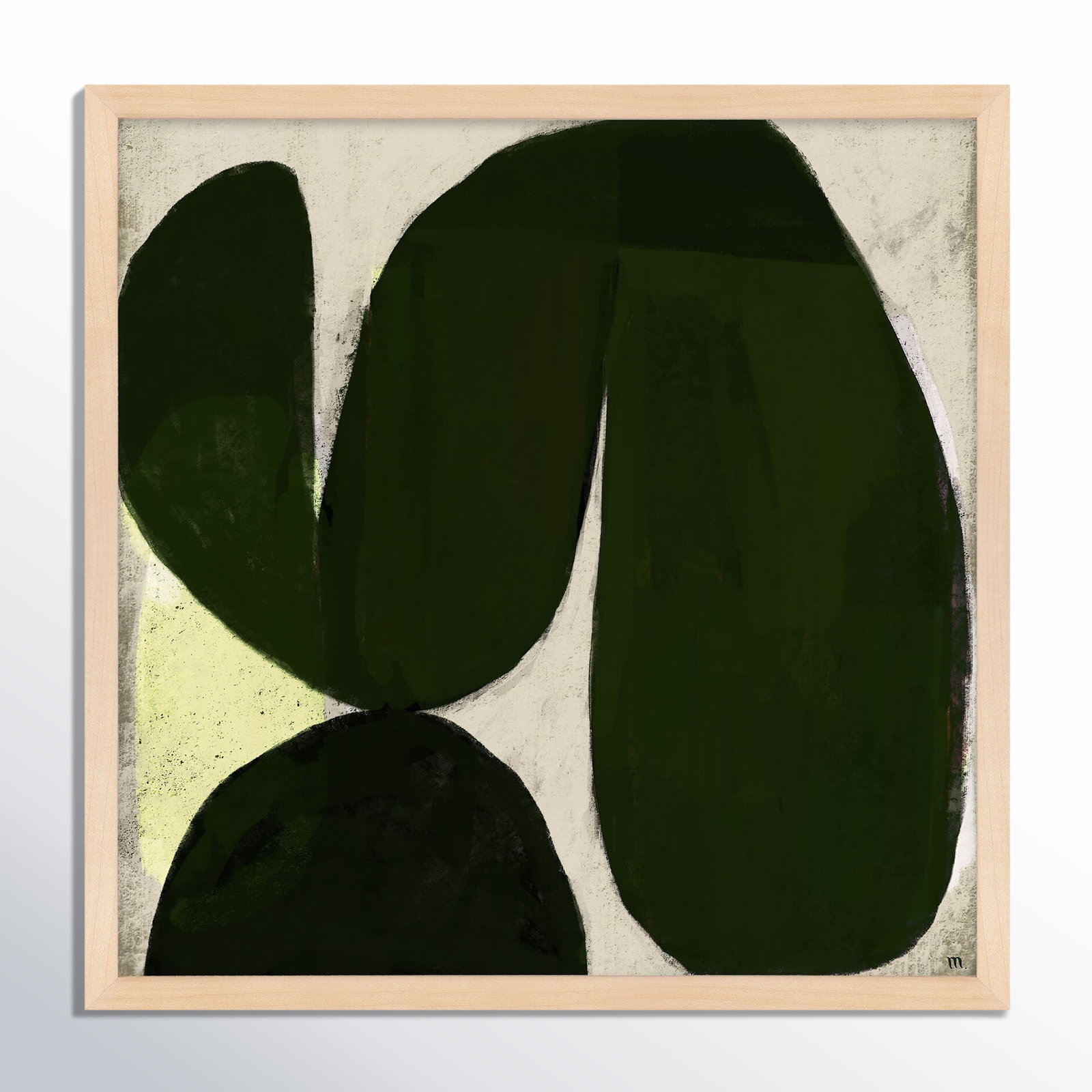 Vanessa "Succulent No. 7" Print, Brown, 16" H x 16" W x 1.25" D