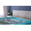 Drap-housse nautique Ambesonne_ Chat plongeur dans l'océan_ Turquoise multicolore-95977078