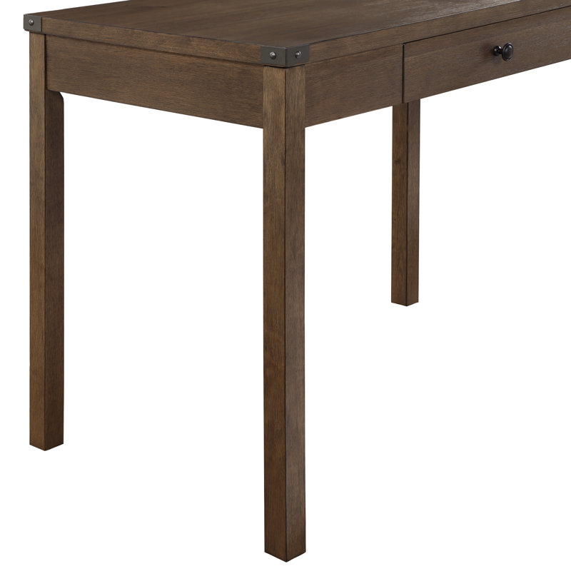 Victor Brown Oak Writing Desk with Drawer