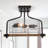 Vendramin Glass Semi Flush Mount