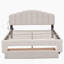 Lit plateforme tapissier avec tiroir-1111953332