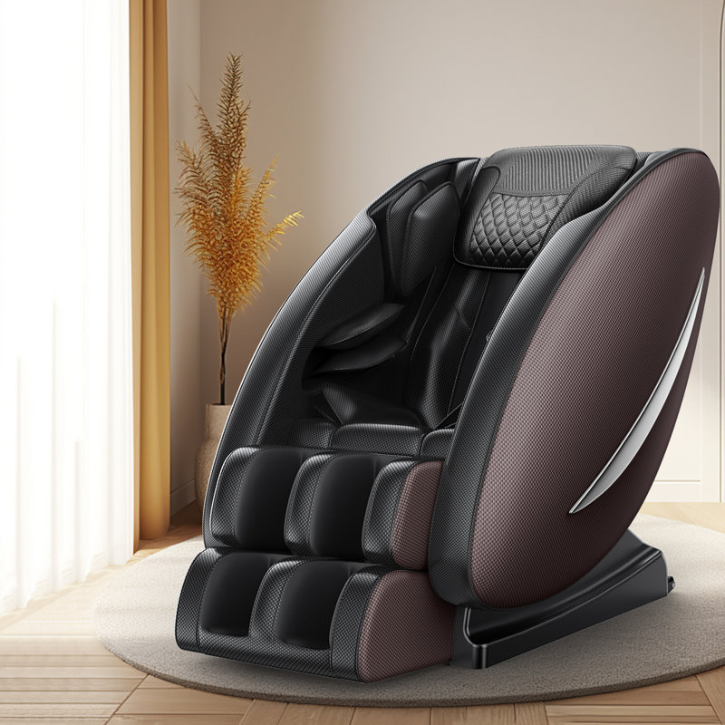 Fauteuil de massage inclinable avec chauffage, airbags, fauteuil de massage zéro gravité, haut-parleur Bluetooth