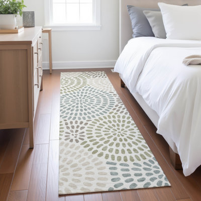 Tapis géométrique intérieur / extérieur lavable à la machine Chantille ACN2492