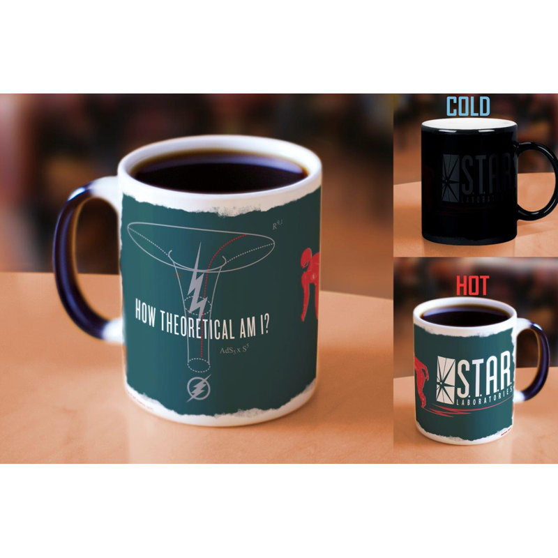 DC Comics Flash Star Labs Morphing Mugs Heat-Changing Drinkware - 11oz