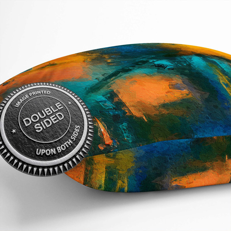 Abstract Square Throw Cushion, 40 x 40 cm