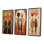 Alien Goddess Vintage Dreamscape Illustration VII - Abstract Portraits Art Set Of 3 Pieces