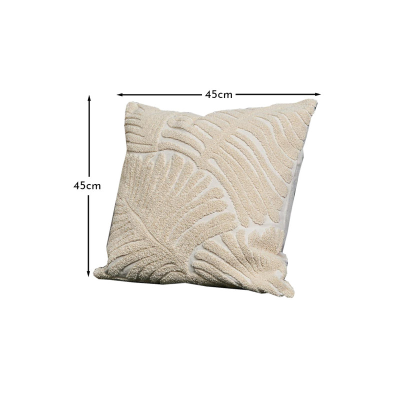 Brianamarie Abstract Cream Square Euro Pillow Cover
