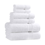 Oleg Heritage Egyptian Cotton Absorbent Luxury 6 Piece Bathroom Towel Set