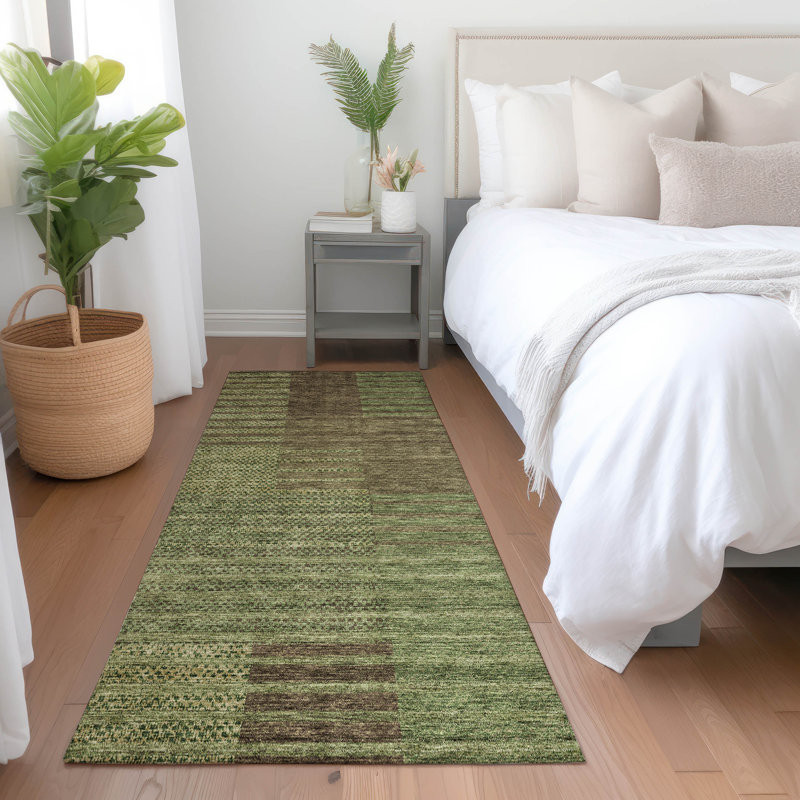 Tapis avec envers antidérapant Alegandro, Tapis de couloir 2 pi 3 po x 7 pi 6 po