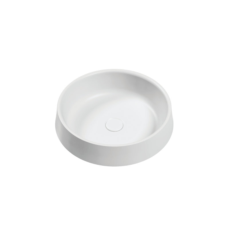 Acquabella Venet 1 Vessel Sink, Gloss White