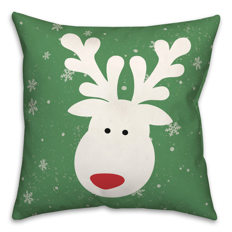  Coussin Reindeer, Vert foncé