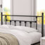 Double Metal Bed Frame with Headboard-1690835539-1690835538