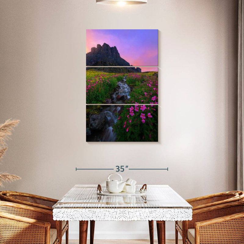 Alvord Scenic Flower Field, H 45 po x l 28 po