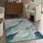  Prismatic 3'9" x 5'9" Silver Green Modern Indoor Rug-610395716