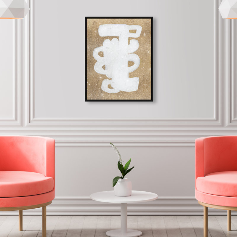 Santana III Canvas Abstract Print by Oliver Gal, Black Frame, 16 x 20, Black Frame, 21"H x 17"W