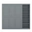 Grand lit escamotable avec tablettes-792903129