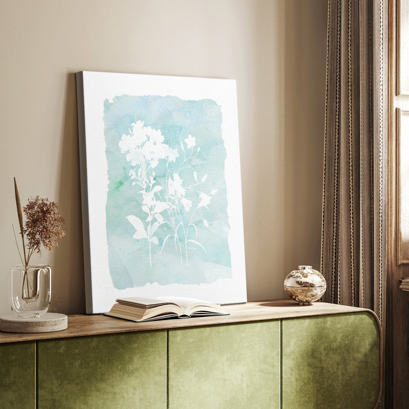 Silhouette botanique IV - Cavas enveloppés de galerie, H 36 po x l 24 po