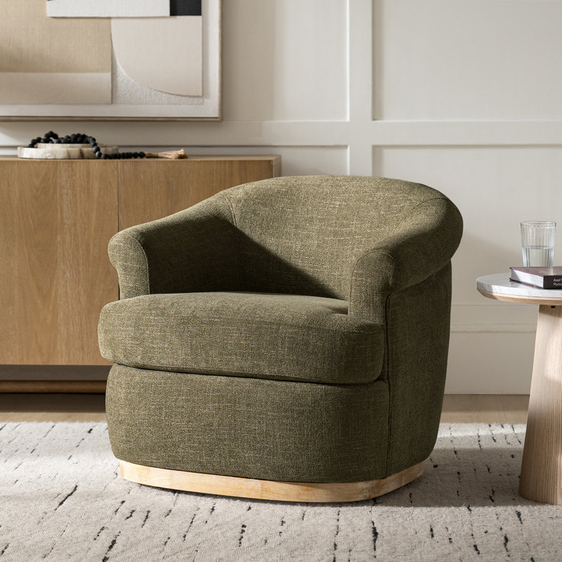 Fauteuil demi-tonneau pivotant Volk 31,25 po Volk, Mousse