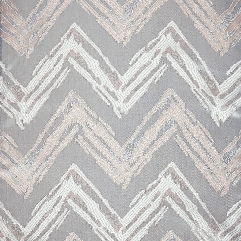 Chevron Table Runner, Silver