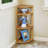 Regency Flip Flop High Corner Folding, No Tools Assembly, Wood Bookcase-1115027759-1170117836