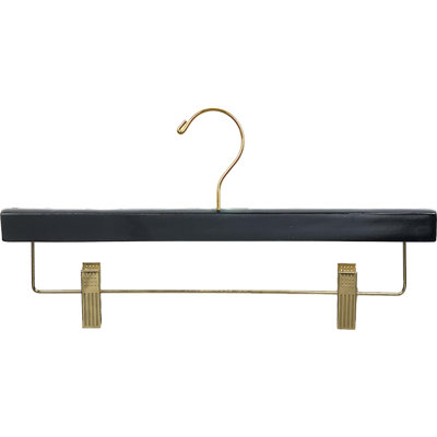 Wood Hangers With Clips for Skirt/Pants