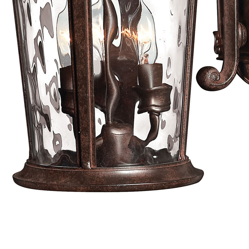 Windsor 3-Light Outdoor Wall Lantern, Incandescent