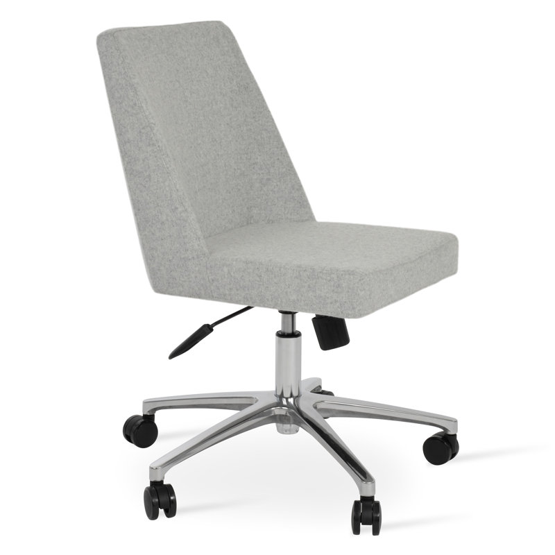 Prisma Task Chair, Silver Wool
