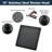 10" Square Rainfall & High Pressure Stainless Steel Bath Shower Head-126148510