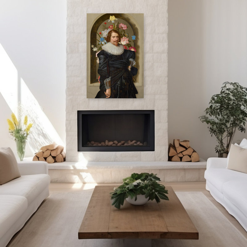 Art contemporain, art contemporain classique, H 48 po x l 32 po