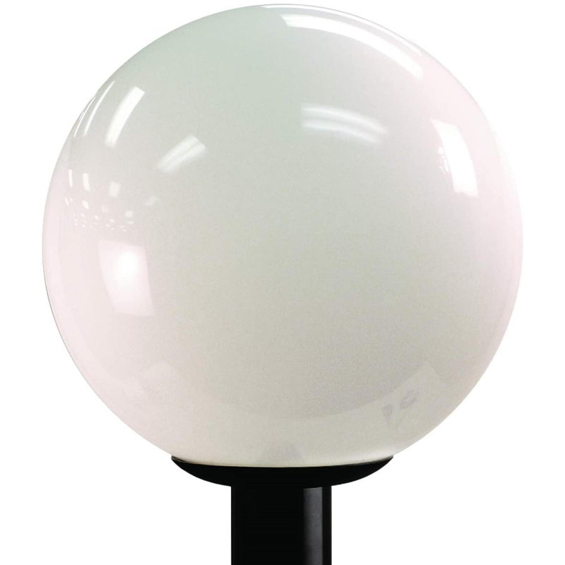 Solus 12" Globe Post Top Fixture with Opal Acrylic Lens
