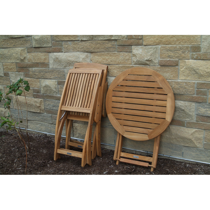 Cambridge 30" Folding Teak Dining Table