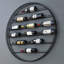 Label View 12 Bottle Wall Mounted Wine Rack