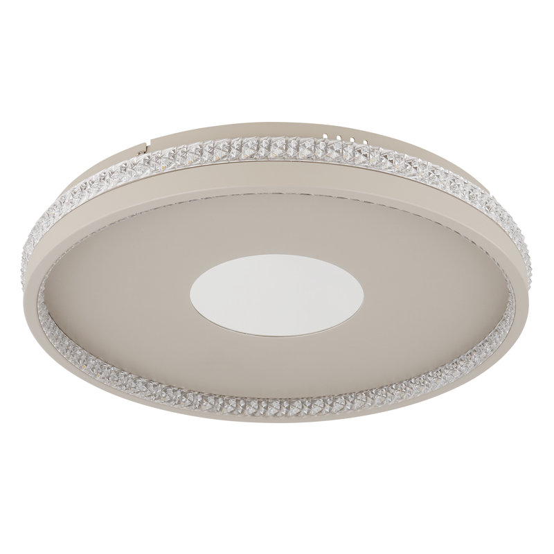 Plastic LED Flush Mount, Satin