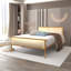 Lit plateforme tapissier en bois massif Rickmansworth-1001284912-1001284916